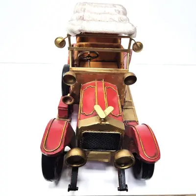 Masina epoca, rosie din metal, model 12-13 red